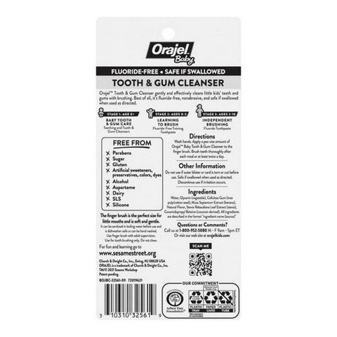 Baby Orajel, Tooth And Gum Cleanser 3-24 Months Fruity Fun, 1 Oz Baby Orajel