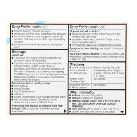 Foster And Thrive, Allergy Relief-D, 15 Tabs Foster And Thrive
