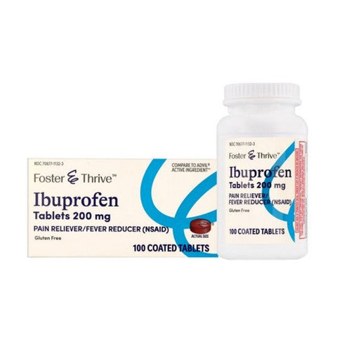 Foster And Thrive, Ibuprofen Coated, 200 Mg, 100 Tabs Foster And Thrive