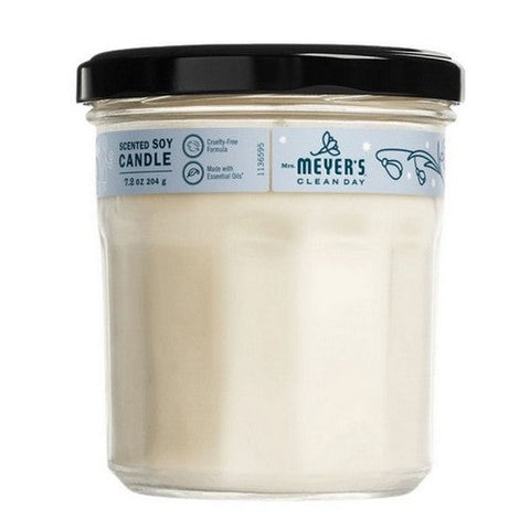 Mrs. Meyer's, Clean Day Soy Candle Snow Drop, 7.2 Oz (Case Of 6)