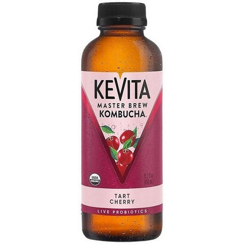 Kevita, Organic Master Brew Kombucha Tart Cherry, 15.2 Oz (Case Of 6) Kevita