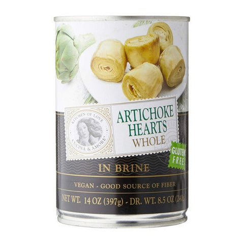 Cucina & Amore, Artichokes Whole In Brine, 14 Oz (Case Of 6) Cucina & Amore