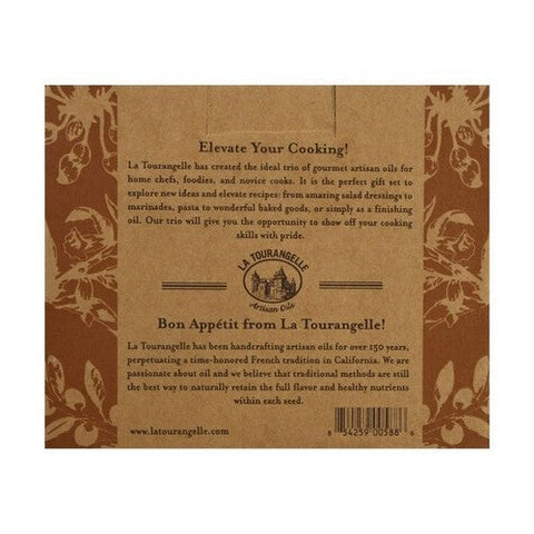 La Tourangelle, French Infused Trio Artisan Oils, 8.45 Oz X 3 Count (Case Of 12) La Tourangelle