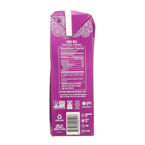Bhakti Chai, Craft Brewed Chai Concentrate With Fresh Pressed Ginger, 32 Oz (Case Of 6) Bhakti Chai