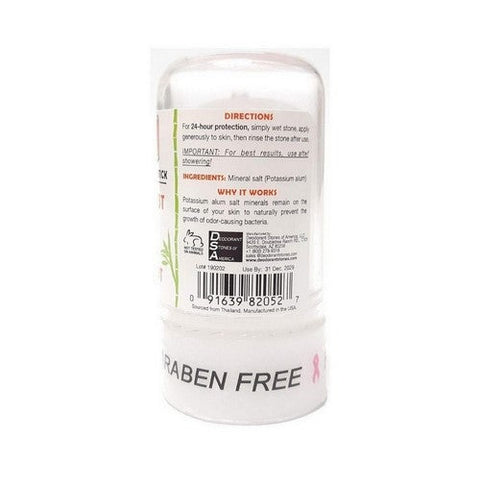 Thai Deodorant Stone, Thai Crystal Deodorant Stick, 4.25 Oz