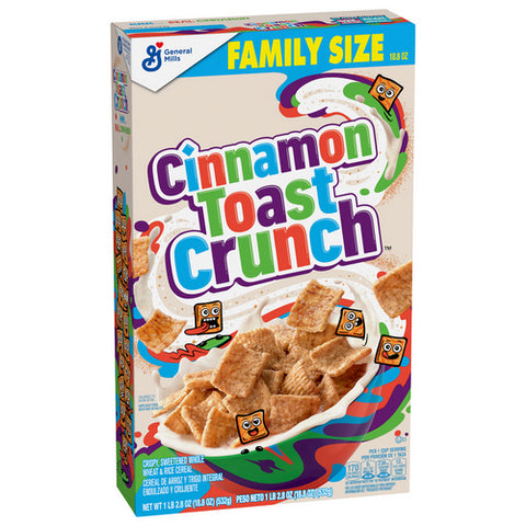 Family Size Cinnamon Toast Crunch Cereal 18.8 Oz (Case Of 14) by General Mills