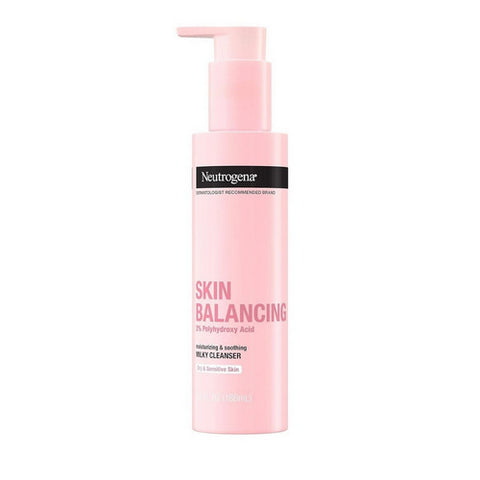 Skin Balancing Milky Cleanser 2% Polyhydroxy Acid 6.3 Oz (Case Of 3) by Neutrogena