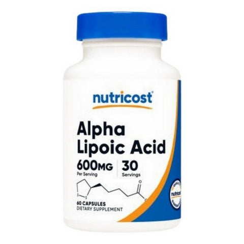 Nutricost, Alpha Lipoic Acid, 600 Mg, 60 Caps Nutricost