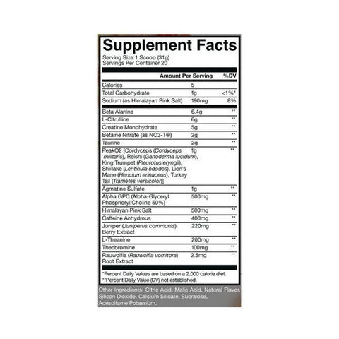 Raw Nutrition, Cbum Thuper Thavage White Cherry, 516 Grams Raw Nutrition