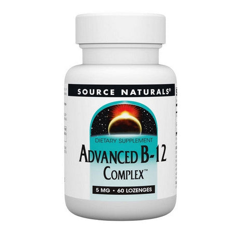 Source Naturals, Advanced B-12 Complex, 60 Tabs Source Naturals