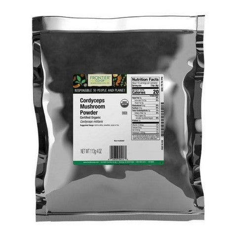Frontier Co-op, Frontier Coop Organic Cordyceps Mushroom Powder, 0.25 Lb Frontier Co-op