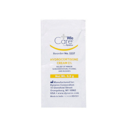 Dynarex, Hydrocortisone Cream 1%, 144 Packets Dynarex
