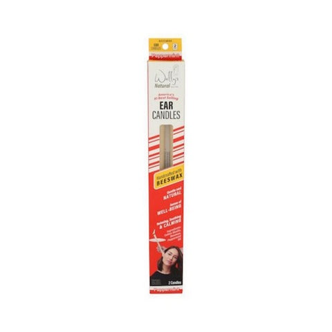 Wallys Natural Products, Ear Candles Beeswax Peppermint, 2 Count Wallys Natural Products