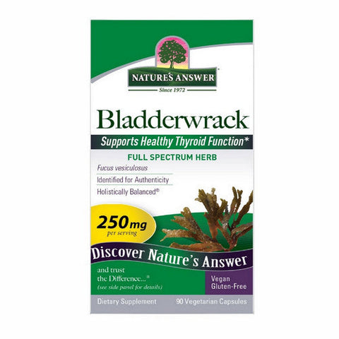 Nature's Answer, Bladderwrack, 250 Mg, 90 Veg Caps Nature's Answer