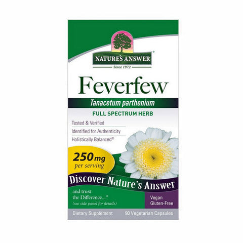 Nature's Answer, Feverfew, 250 Mg, 90 Veg Caps Nature's Answer