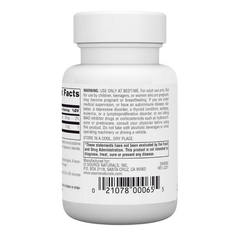 Source Naturals, Timed Release Melatonin, 3 Mg, 60 Tabs
