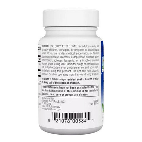 Source Naturals, Melatonin, 2.5 mg, Sublingual Peppermint 200 Tabs Source Naturals