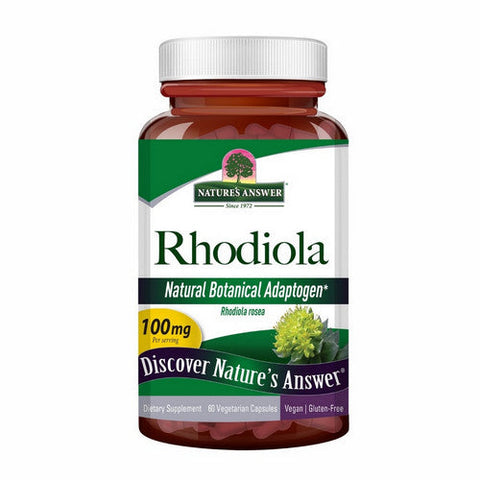 Nature's Answer, Rhodiola, 100 Mg, 60 Veg Caps Nature's Answer