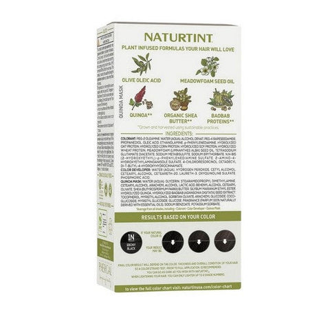 Naturtint, Permanent Hair Color 1N Ebony Black, 5.07 Oz Naturtint