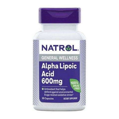 Natrol, Alpha Lipoic Acid, 600 Mg, 30 Caps Natrol