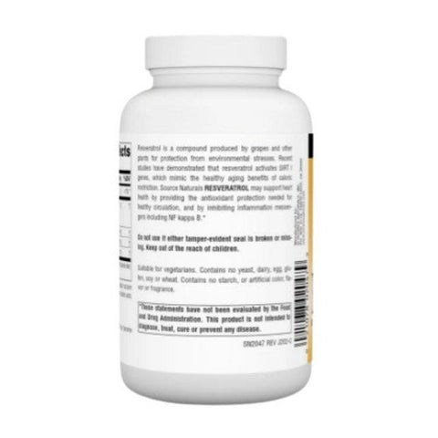 Source Naturals, Resveratrol, 80 mg, 120 Tabs Source Naturals