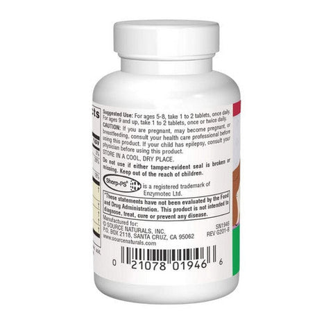 Source Naturals, Attentive Child Sweet And Tart, 60 Tabs Source Naturals