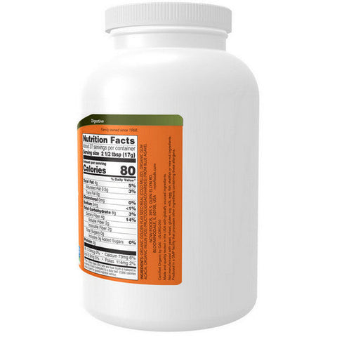 Now Foods, Organic Fiber-3, 16 OZ Now Foods