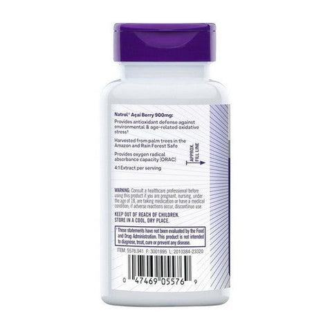 Natrol, Acai, 900 Mg, 75 Caps