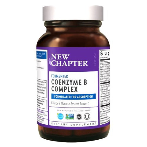 New Chapter, Fermented Coenzyme B Complex, 192 Vegan Tabs New Chapter