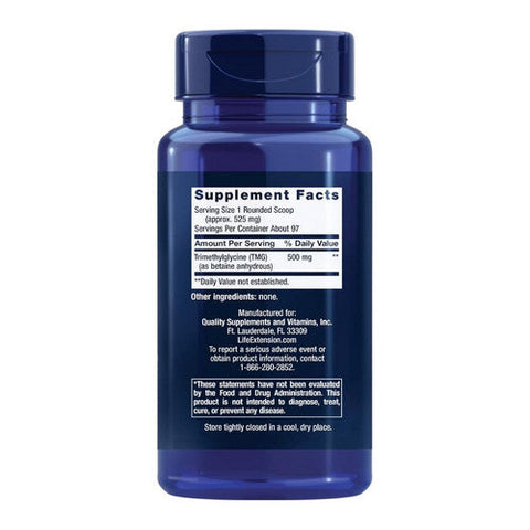 Life Extension, Tmg Powder, 50 Grams Life Extension