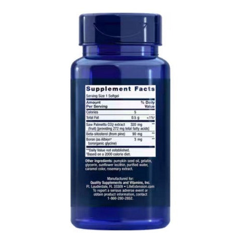 Life Extension, Super Saw Palmetto, Beta-Sitosterol 30 softgels Life Extension