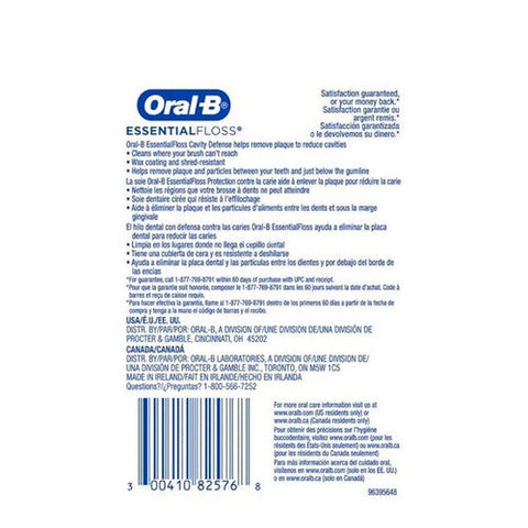 Oral-B, EssentialFloss Cavity Defense, 54 Yards
