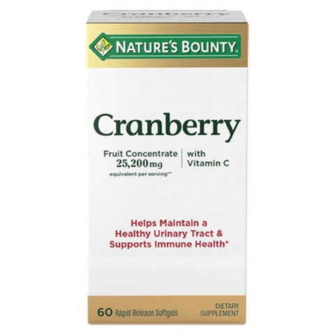 Nature's Bounty, Cranberry, 25,200 Mg, 60 Caps Nature's Bounty