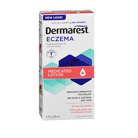 Dermarest, Hydrocortisone 1% Eczema Medicated Lotion, 4 Oz Dermarest