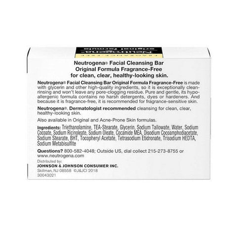 Neutrogena, Transparent Facial Bar Original Formula, 3.5 Oz Neutrogena